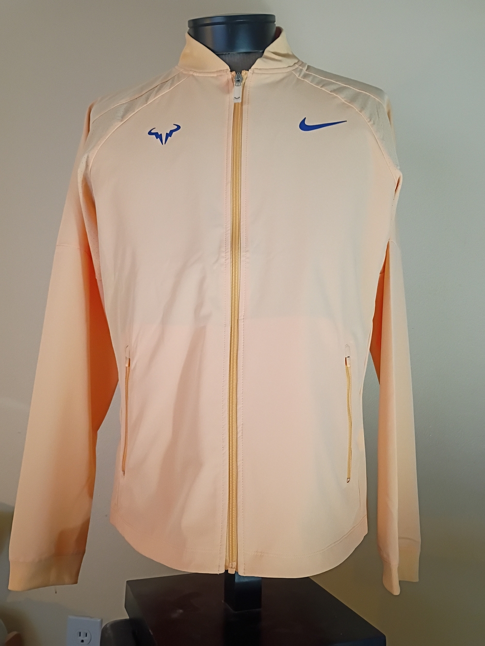 Nike Rafa Nadal Tennis Jacket Pale Peach/Blue - NWT  Large $105